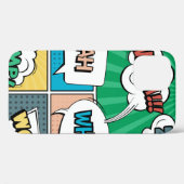 Abstraktes kreatives Konzept Comic Pop Art Blank Case-Mate iPhone Hülle (Rückseite (Horizontal))