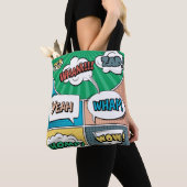 Abstraktes kreatives Konzept Comic Pop Art Blank Tasche (Von Nahem)