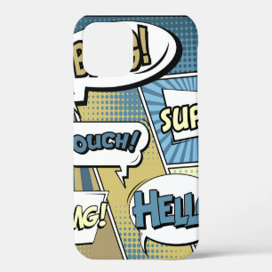 Abstraktes kreatives Konzept Comic Pop-Art-Stil bl iPhone 12 Hülle