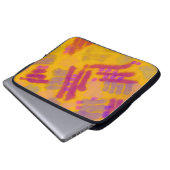 Abstraktes kreatives zeichn. Hintergrund der Farbe Laptopschutzhülle (Vorne Knopf)