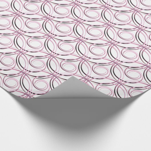 Abstraktes Kreis-Muster Geschenkpapier (Ecke)
