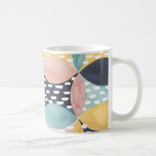 Abstraktes Kreis-Muster Kaffeetasse