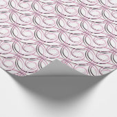 Abstraktes Kreismuster Geschenkpapier (Ecke)