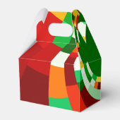 Abstraktes Kreismuster Geschenkschachtel (Rückseite)