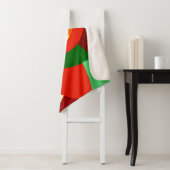 Abstraktes Kreismuster Sherpadecke (Beispiel)