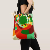 Abstraktes Kreismuster Tasche (Von Nahem)