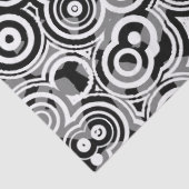 abstraktes Kreispapier Seidenpapier (Detail)