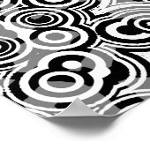 abstraktes Kreissymbol Poster (Ecke)
