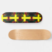 Abstraktes Kreuz Skateboard (Horizontal)