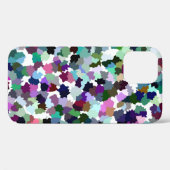 Abstraktes Kristallmuster mit mehreren Farben Case-Mate iPhone Hülle (Rückseite (Horizontal))