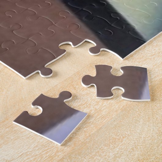 Abstraktes kubistisches Portrait Jigsaw Puzzle (Seite)