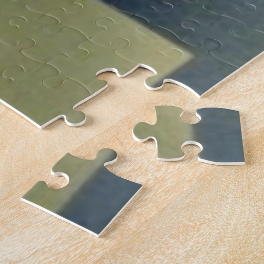 Abstraktes kubistisches Portrait Jigsaw Puzzle (Seite)