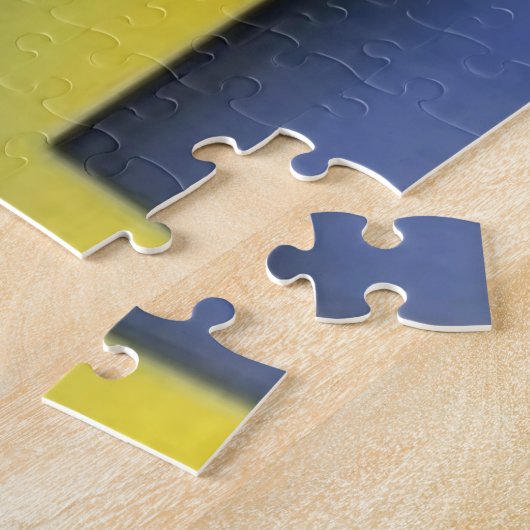 Abstraktes kubistisches Portrait Jigsaw Puzzle (Seite)