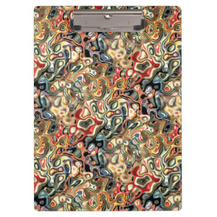 Abstraktes Kunst Clipboard Klemmbrett
