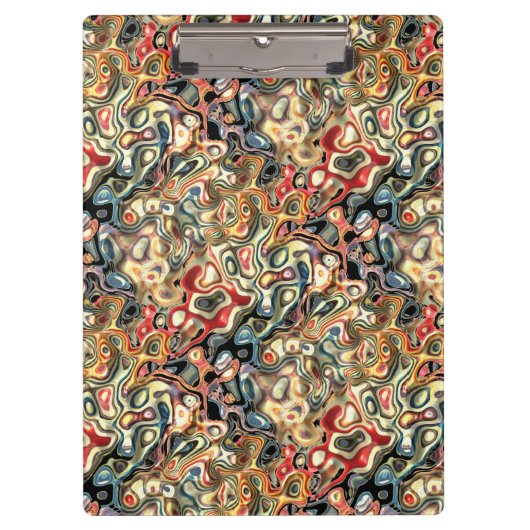 Abstraktes Kunst Clipboard Klemmbrett (Vorderseite)