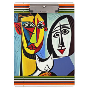 Abstraktes Kunst Clipboard Klemmbrett