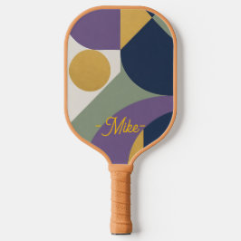Abstraktes Kunst-Design Geometrisches Pickleball-P Pickleball Schläger