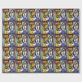 Abstraktes Kunst-Geschenkpapier Geschenkpapier (Flach)