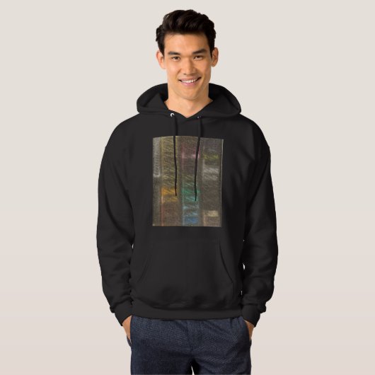 Abstraktes Kunst Kapuzenpullover Hoodie (Vorne ganz)