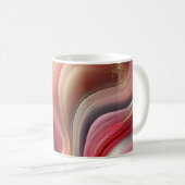 Abstraktes Kunst Keramik-Mug Kaffeetasse (VorderseiteRechts)