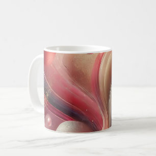Abstraktes Kunst Keramik-Mug Kaffeetasse