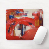 Abstraktes Kunst-Mauspad | Modernes Schreibtischzu Mousepad (Mit Mouse)