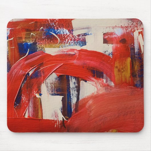 Abstraktes Kunst-Mauspad | Modernes Schreibtischzu Mousepad (Vorne)