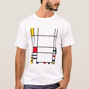 Abstraktes Kunst Mondrian "Trafalgar Quadrat " T-Shirt