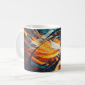 Abstraktes Kunst-Mug Kaffeetasse (Vorderseite Links)