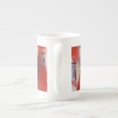 Abstraktes Kunst-Mug Porzellantasse (Rückseite)