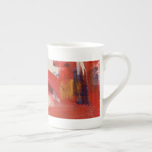 Abstraktes Kunst-Mug Porzellantasse