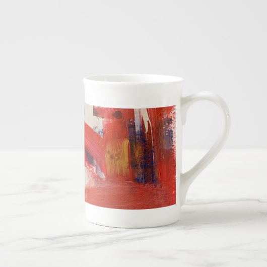 Abstraktes Kunst-Mug Porzellantasse (Rechts)