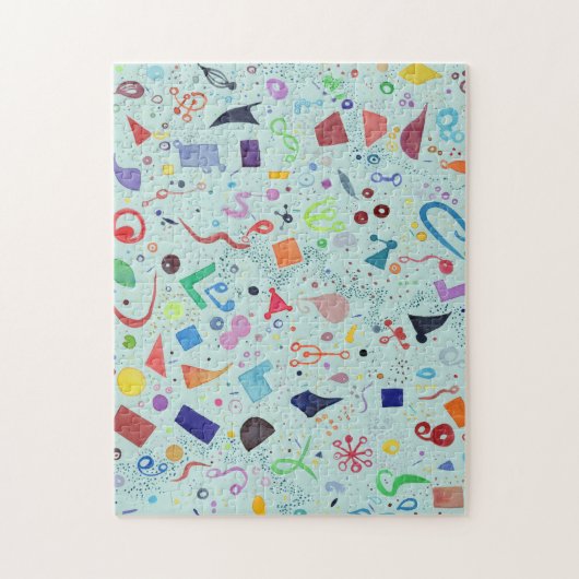 Abstraktes Kunst-Puzzlespiel Puzzle (Vertikal)