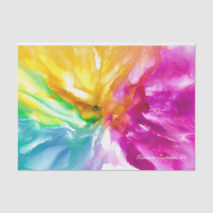 Abstraktes Kunst-Seidenpapier Seidenpapier