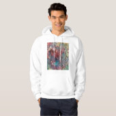 Abstraktes Kunst-Sweatshirt Hoodie (Vorne ganz)