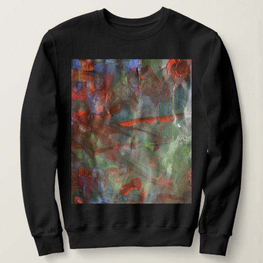 Abstraktes Kunst-Sweatshirt Sweatshirt (Design vorne)