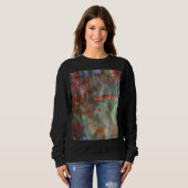 Abstraktes Kunst-Sweatshirt Sweatshirt (Vorne ganz)