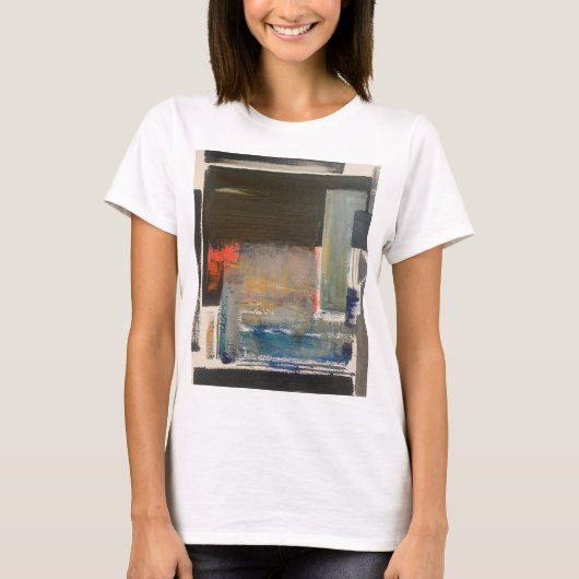 Abstraktes Kunst-T-Shirt T-Shirt (Vorderseite)