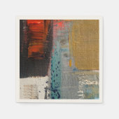 Abstraktes Kunst-Taschentuch Serviette (Vorderseite)