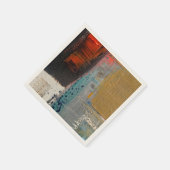Abstraktes Kunst-Taschentuch Serviette (Ecke)