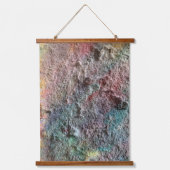 Abstraktes Kunst-Teppich-Set aus 2 Wandteppich Mit Holzrahmen (Vorderseite)