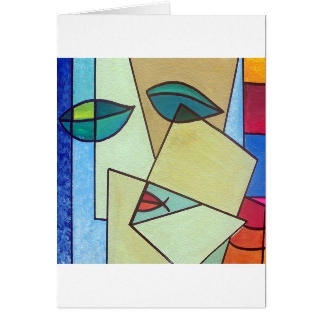 abstraktes Kunstbild (Vorne)