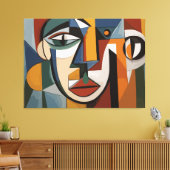 abstraktes Kunstbild Leinwanddruck (Insitu (Wohnzimmer))