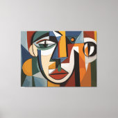 abstraktes Kunstbild Leinwanddruck (Vorderseite)