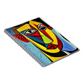 Abstraktes Kunstbuch Notizblock (Rechte Seite)
