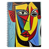 Abstraktes Kunstbuch Notizblock (Vorderseite)