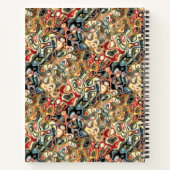Abstraktes Kunstbuch Notizblock (Rückseite)