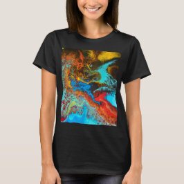 Abstraktes Kunstdesign - farbenfroh T-Shirt
