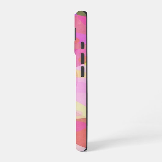 Abstraktes Kunstdesign in Pastellfarben iPhone 16 Hülle (Linke Seite)