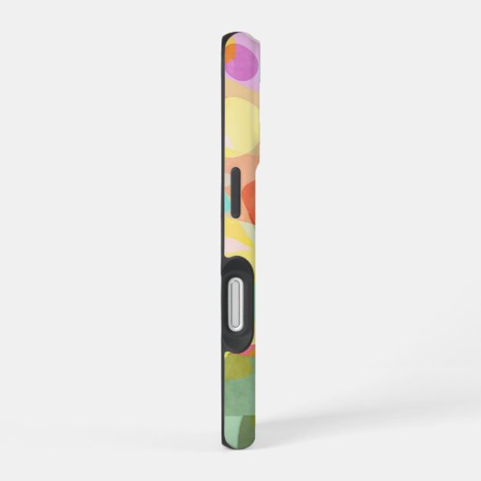 Abstraktes Kunstdesign in Pastellfarben iPhone 16 Hülle (Rechte Seite)